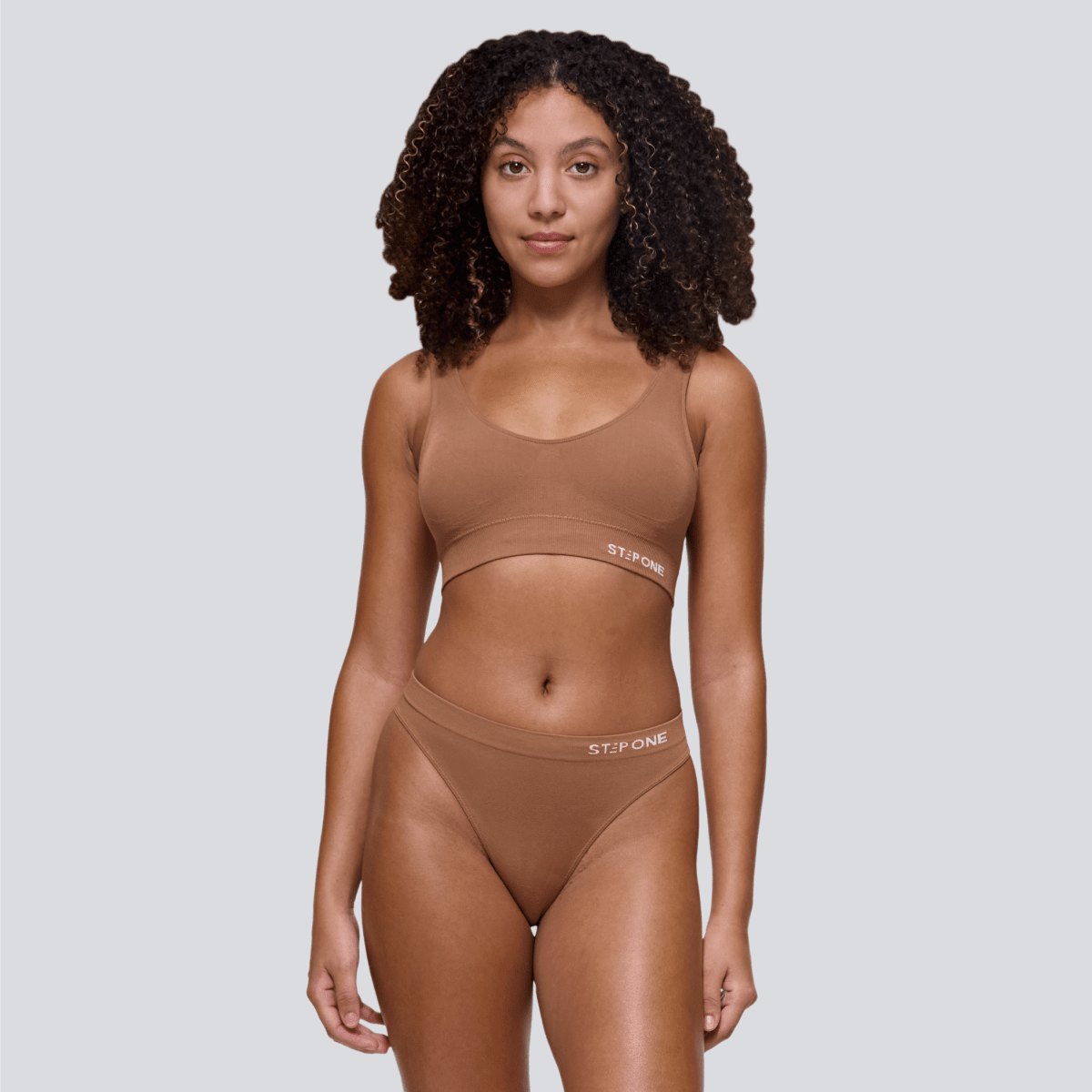 Women's SmoothFit Padded Bra - Tan - Bamboo Underwear