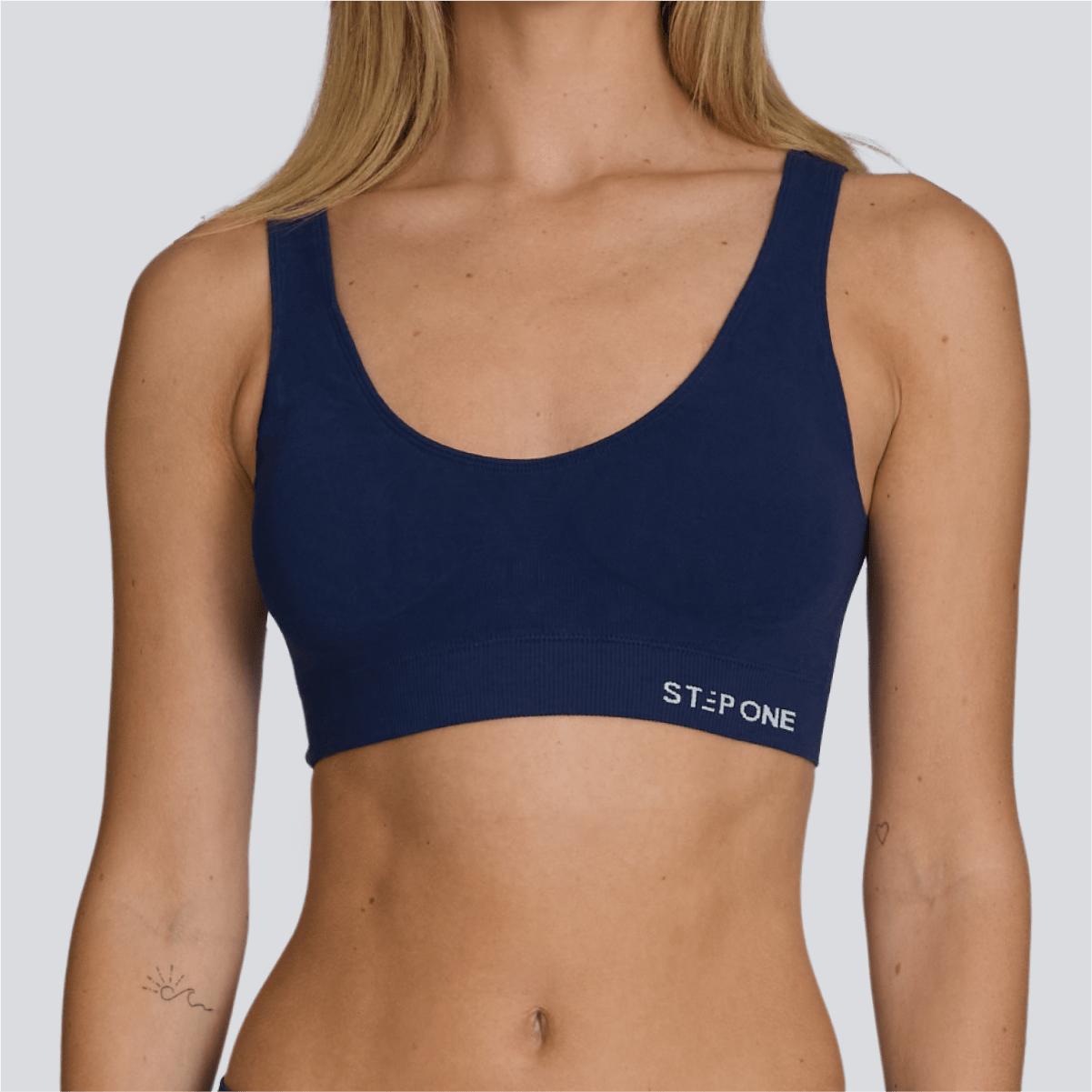 Women's SmoothFit Padded Bra - Navy - Bamboo Underwear