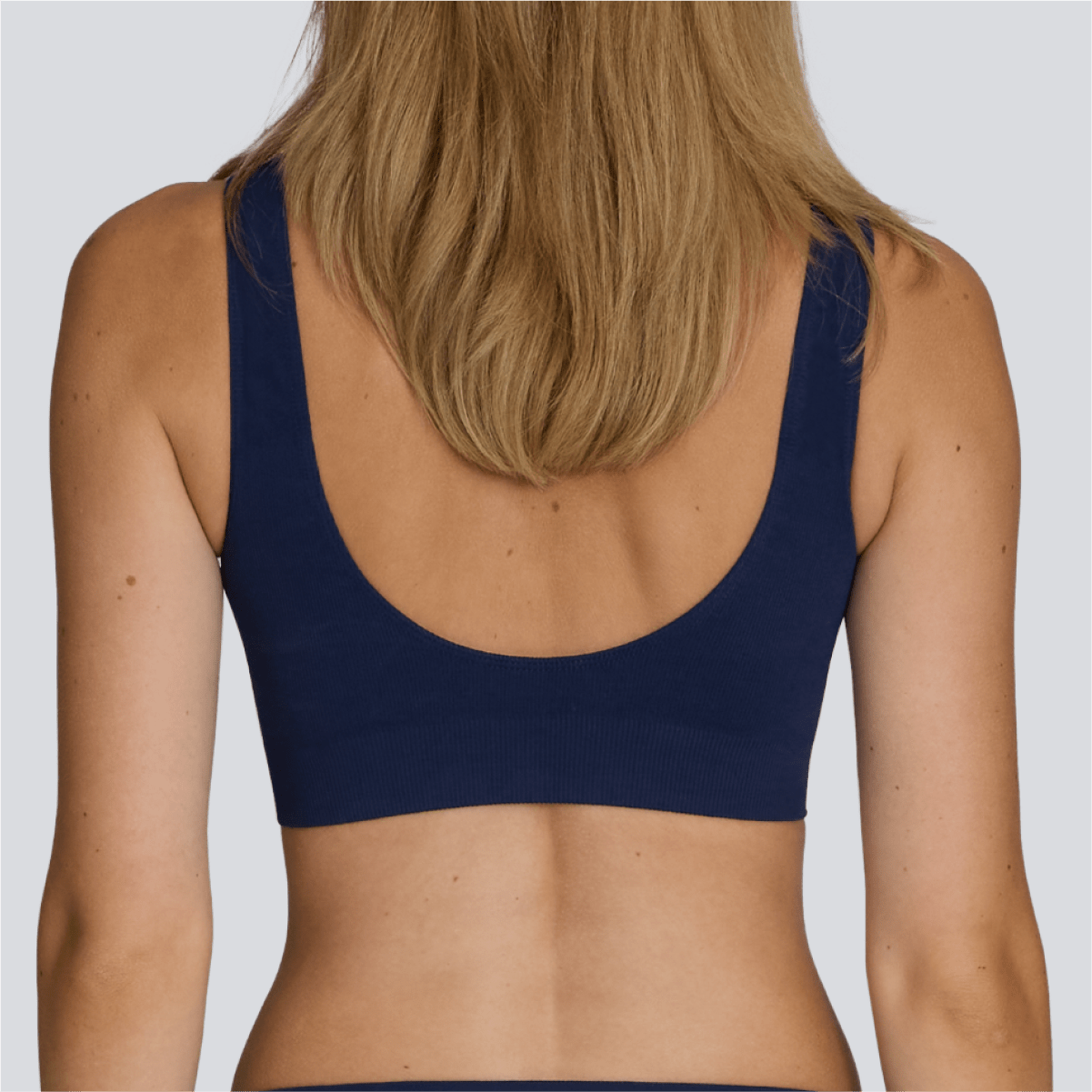 Women's SmoothFit Padded Bra - Navy - Bamboo Underwear