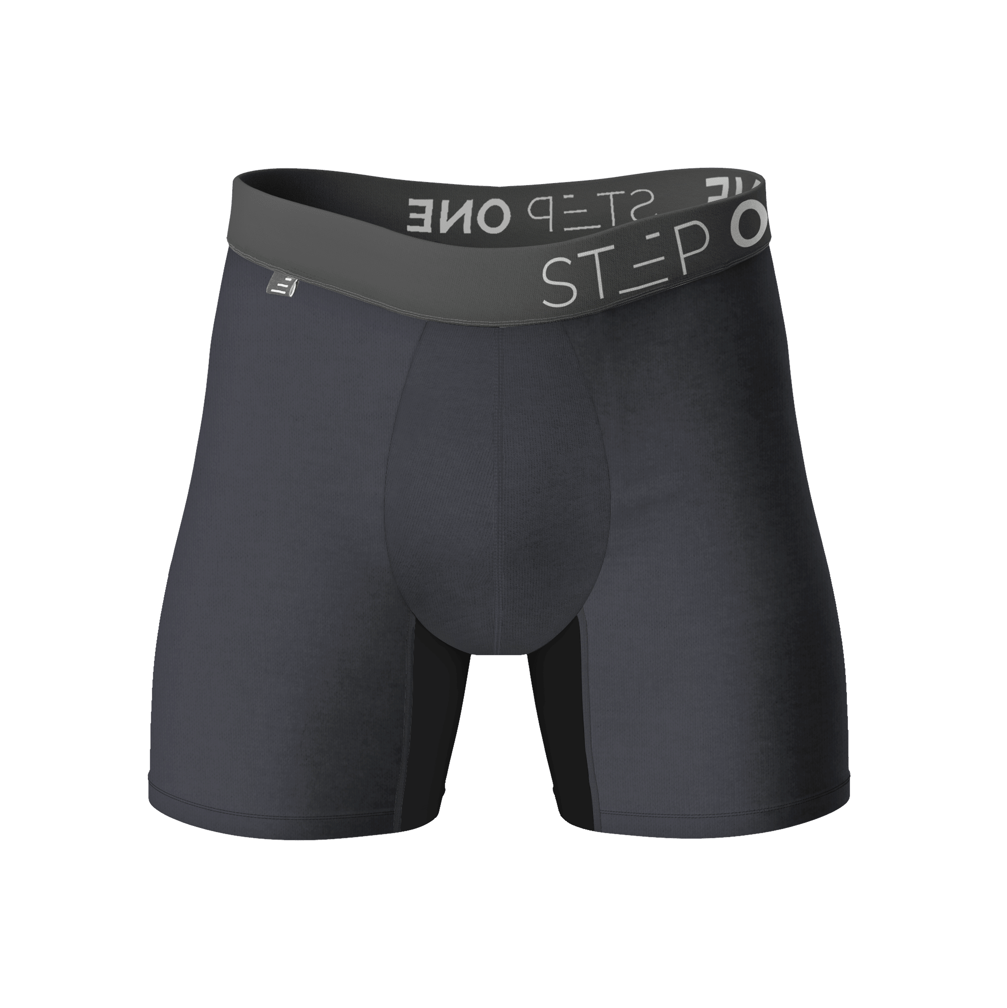 Boxer Brief - Smoking Gun  Step One Men's Bamboo Underwear