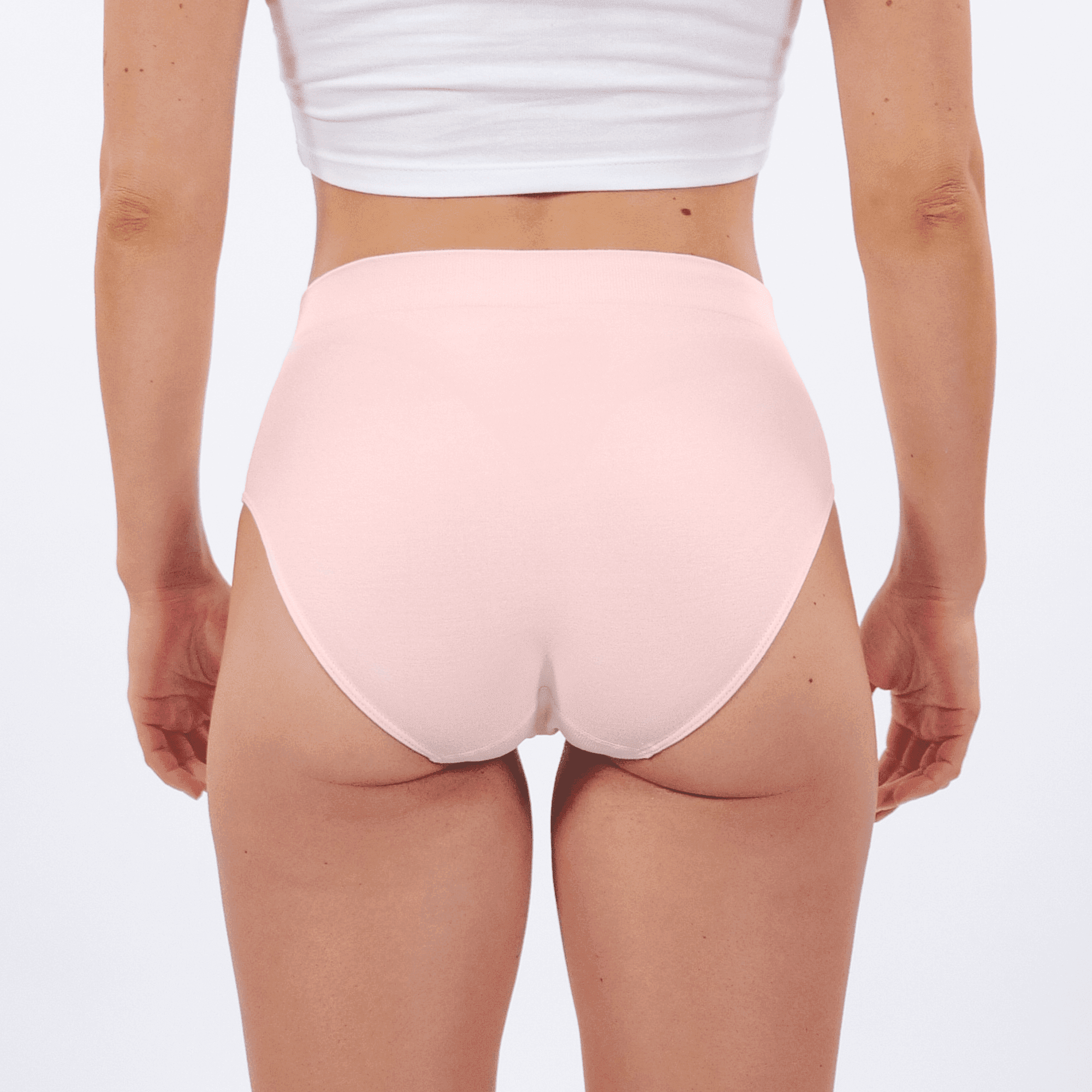 Women's SmoothFit Full Brief - Rose All Day - Model - #size_XS
