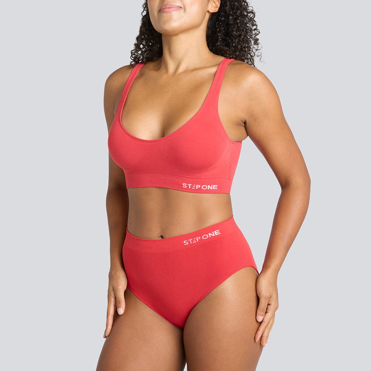 Women's SmoothFit Full Brief - Scarlet Smile - Bamboo Underwear - Model:Yolanda