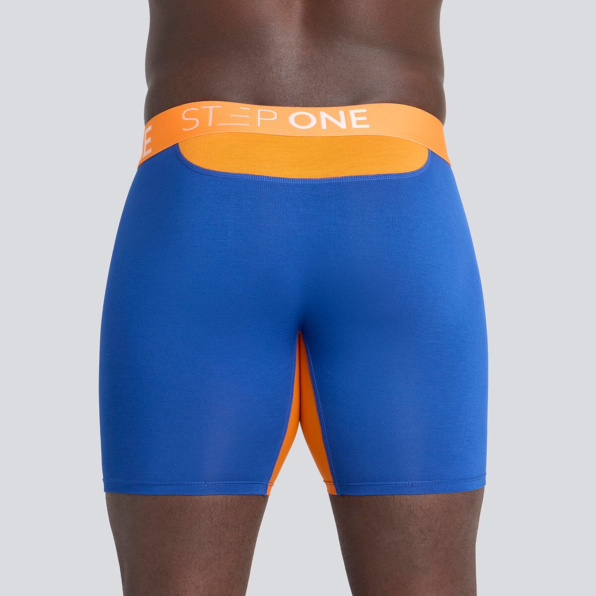 Boxer Brief - Navy/Orange - Bamboo Underwear - Model:Baba