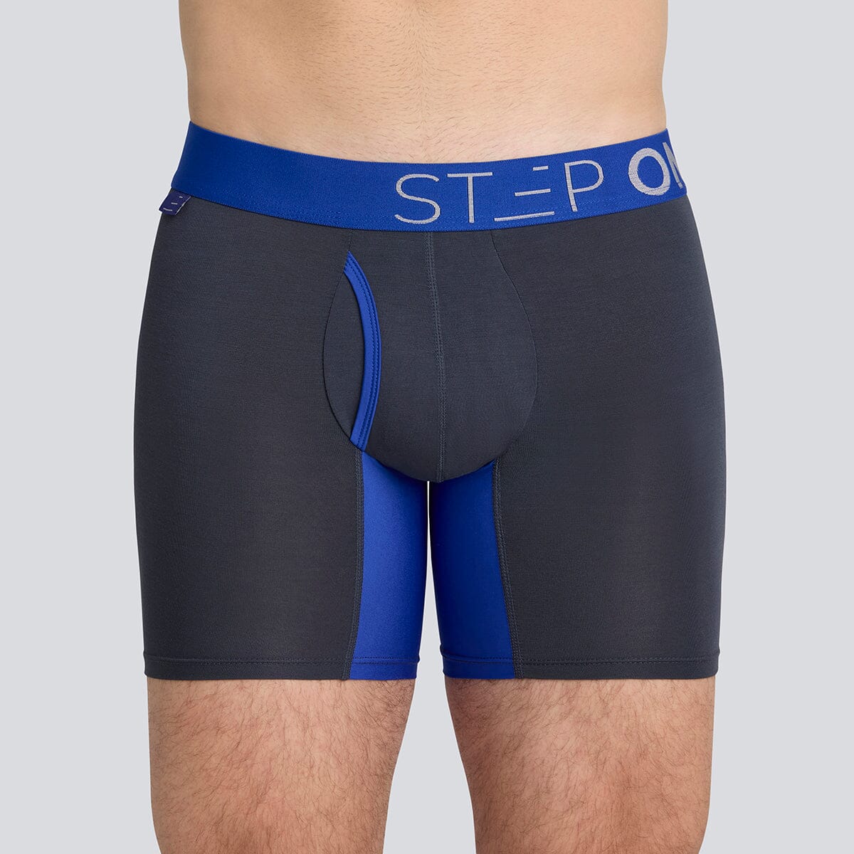 Boxer Brief Fly - Carbon Blue - Bamboo Underwear