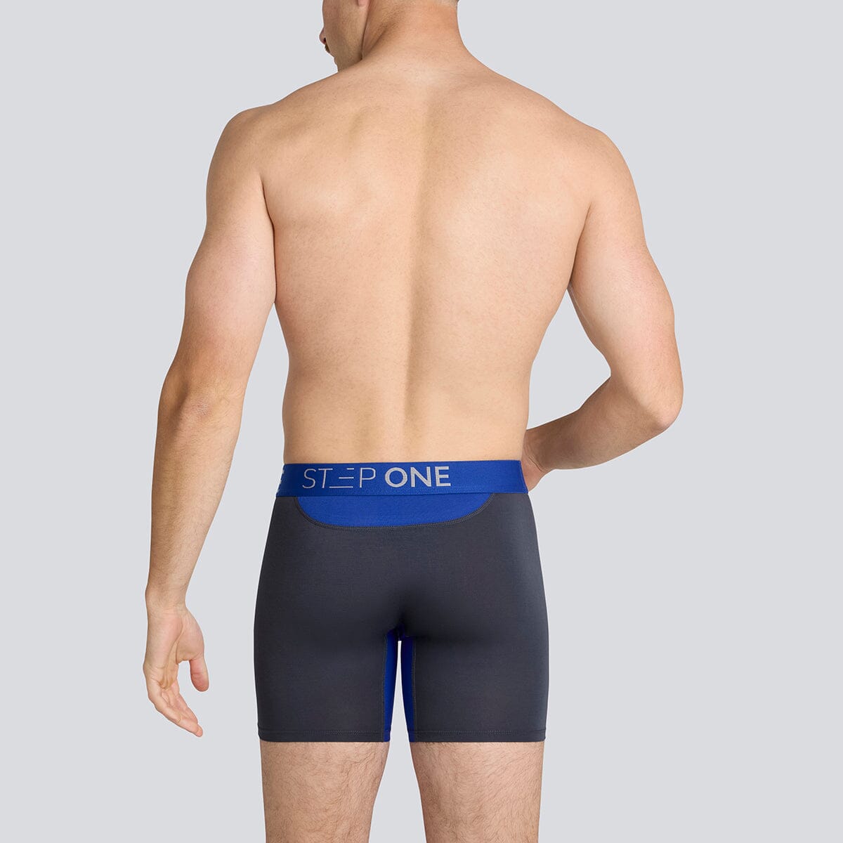 Boxer Brief Fly - Carbon Blue - Bamboo Underwear