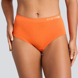 Women's SmoothFit Boyleg - Orange Crush