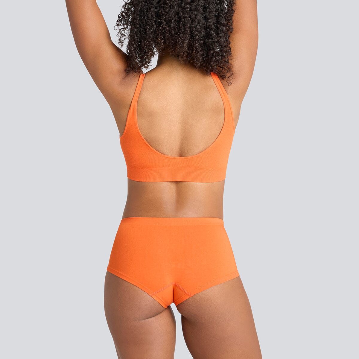 Women's SmoothFit Boyleg - Orange Crush - Bamboo Underwear