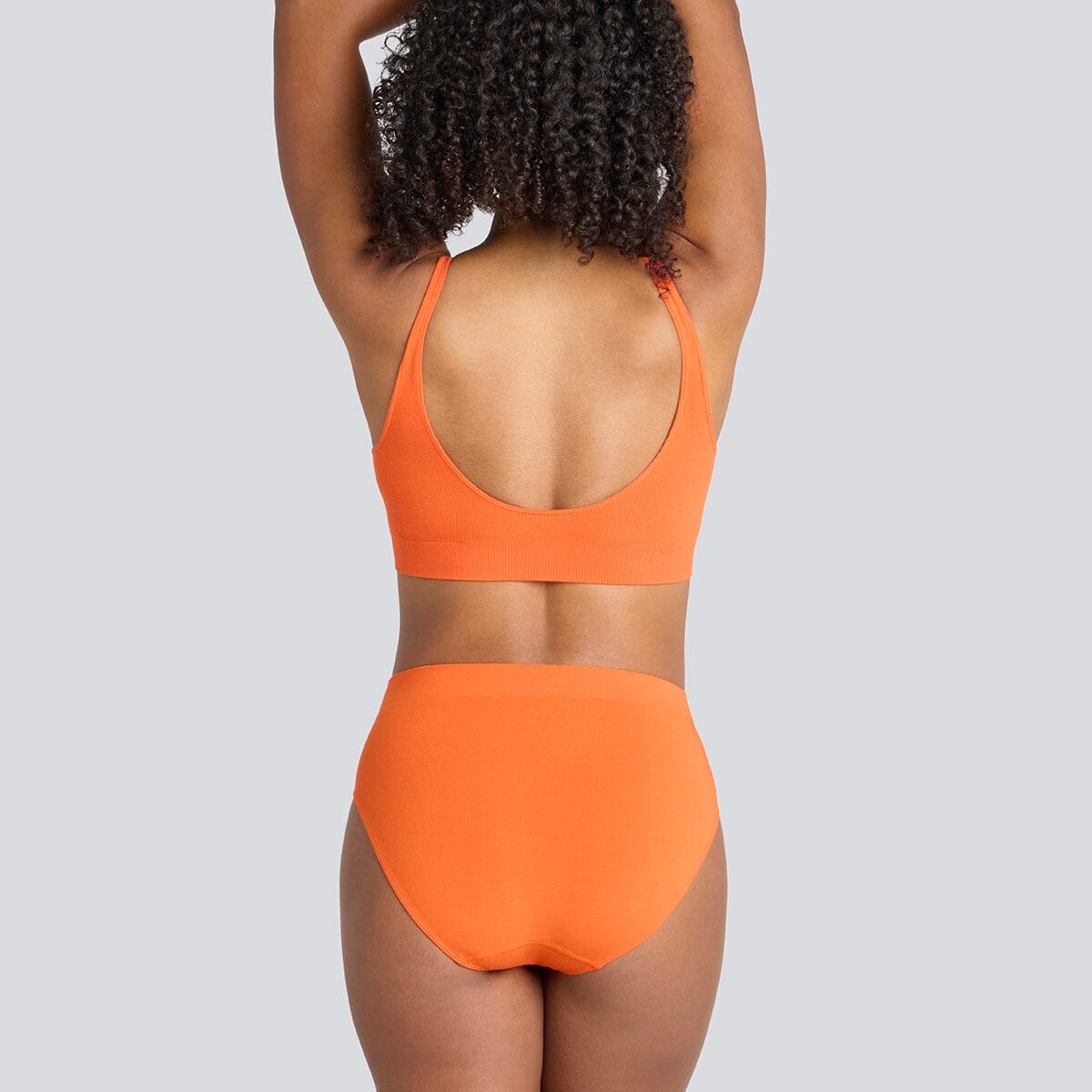 Women's SmoothFit Full Brief - Orange Crush - Bamboo Underwear