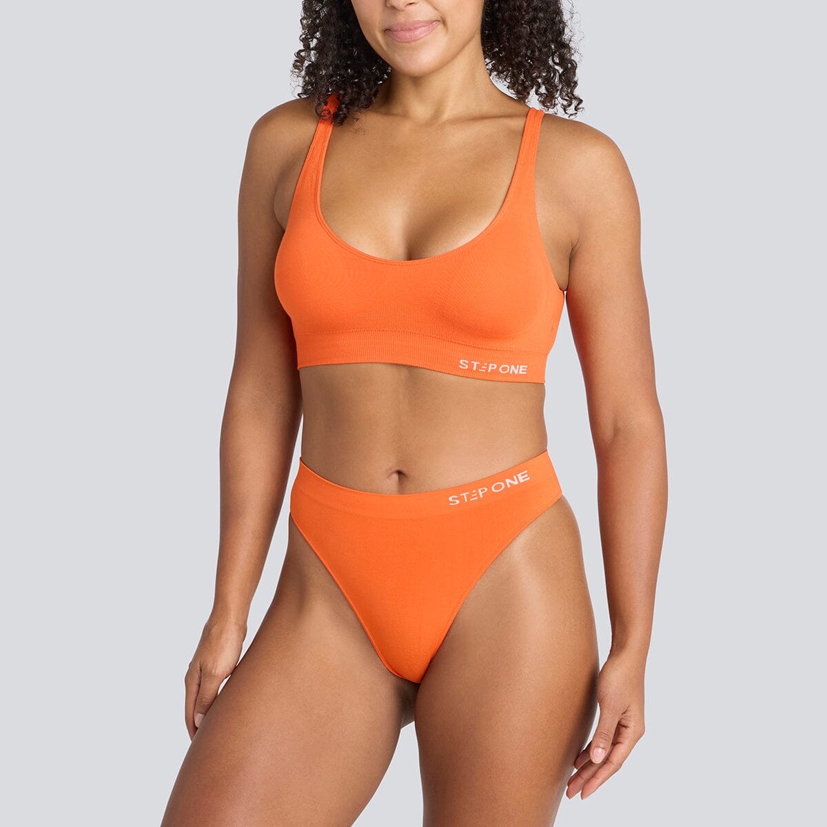 Women's SmoothFit Thong - Orange Crush - Bamboo Underwear