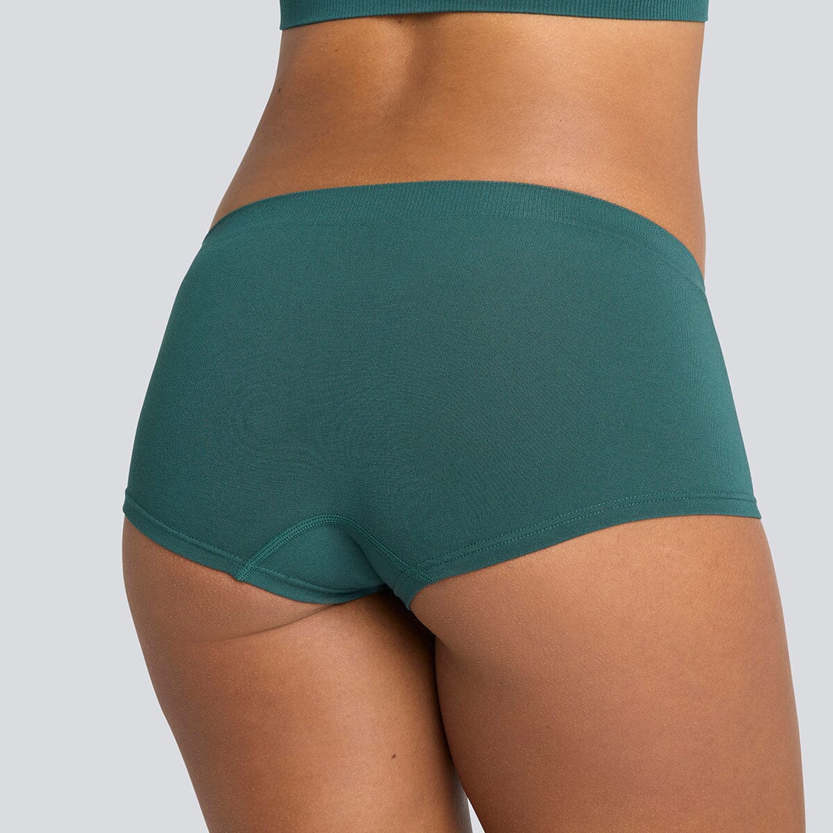 Women's SmoothFit Boyleg - Rain Forest - Bamboo Underwear - Model:Yolanda