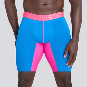 Boxer Brief Sport - Pink Skits - Bamboo Underwear