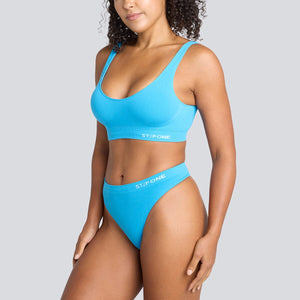 Women's SmoothFit Thong - Wave Ride - Bamboo Underwear - Model:Yolanda