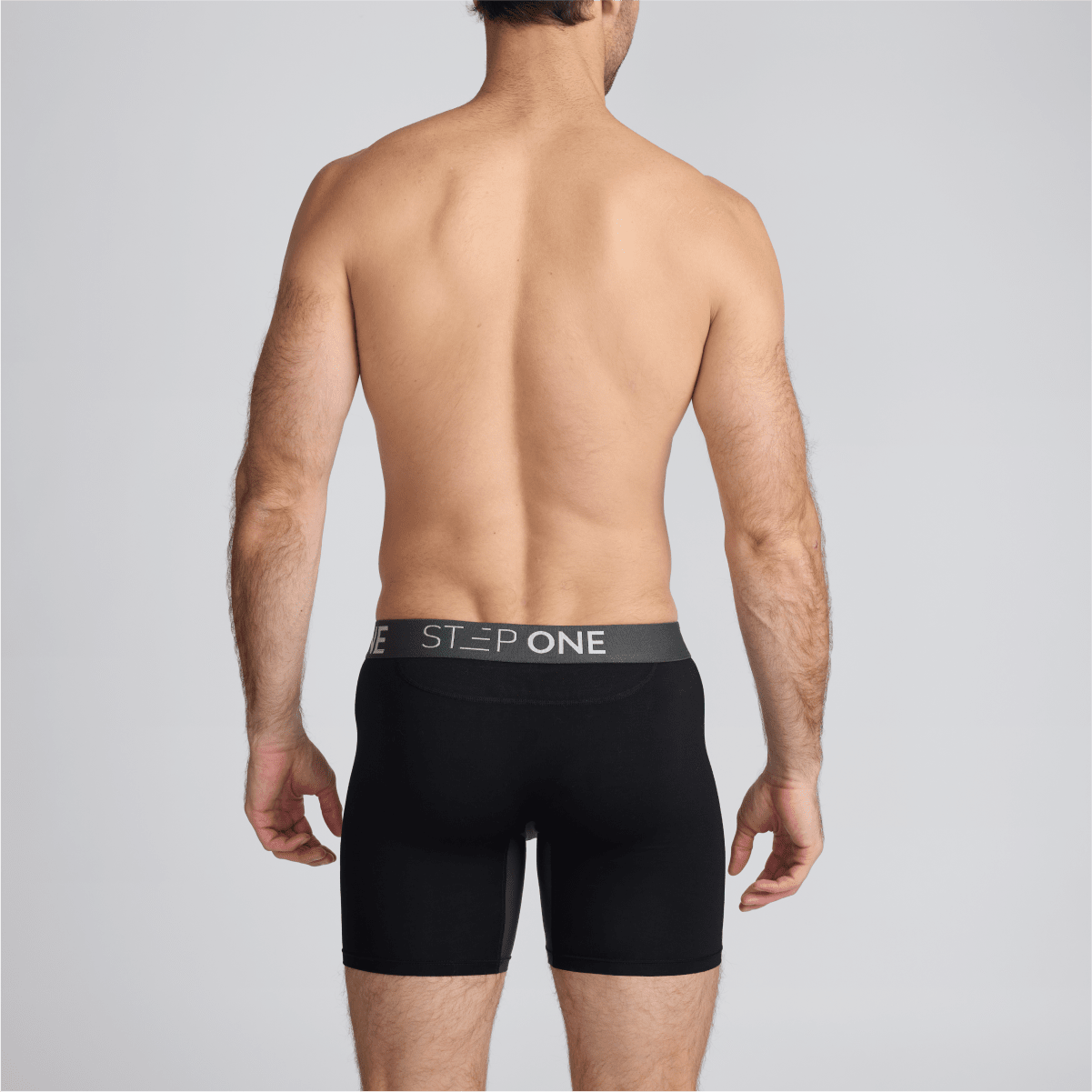 Men's Bamboo Underwear Boxers in black and grey