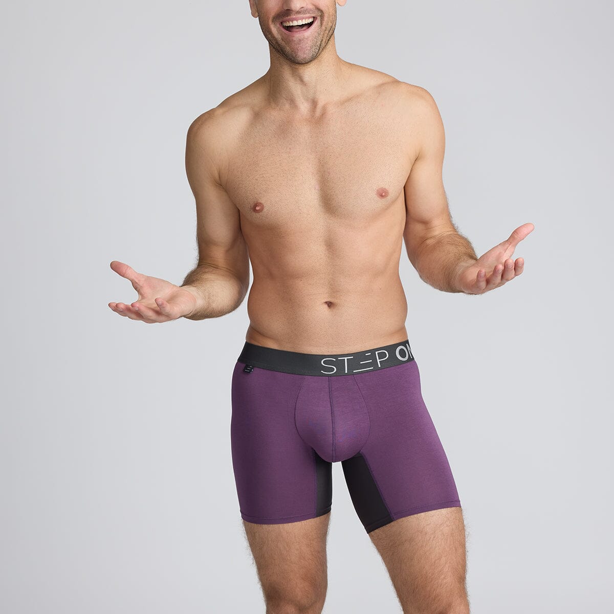 Men's Bamboo Underwear Boxers in purple