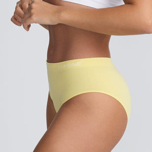 Yellow Seamless Bamboo Underwear - Model:Elke