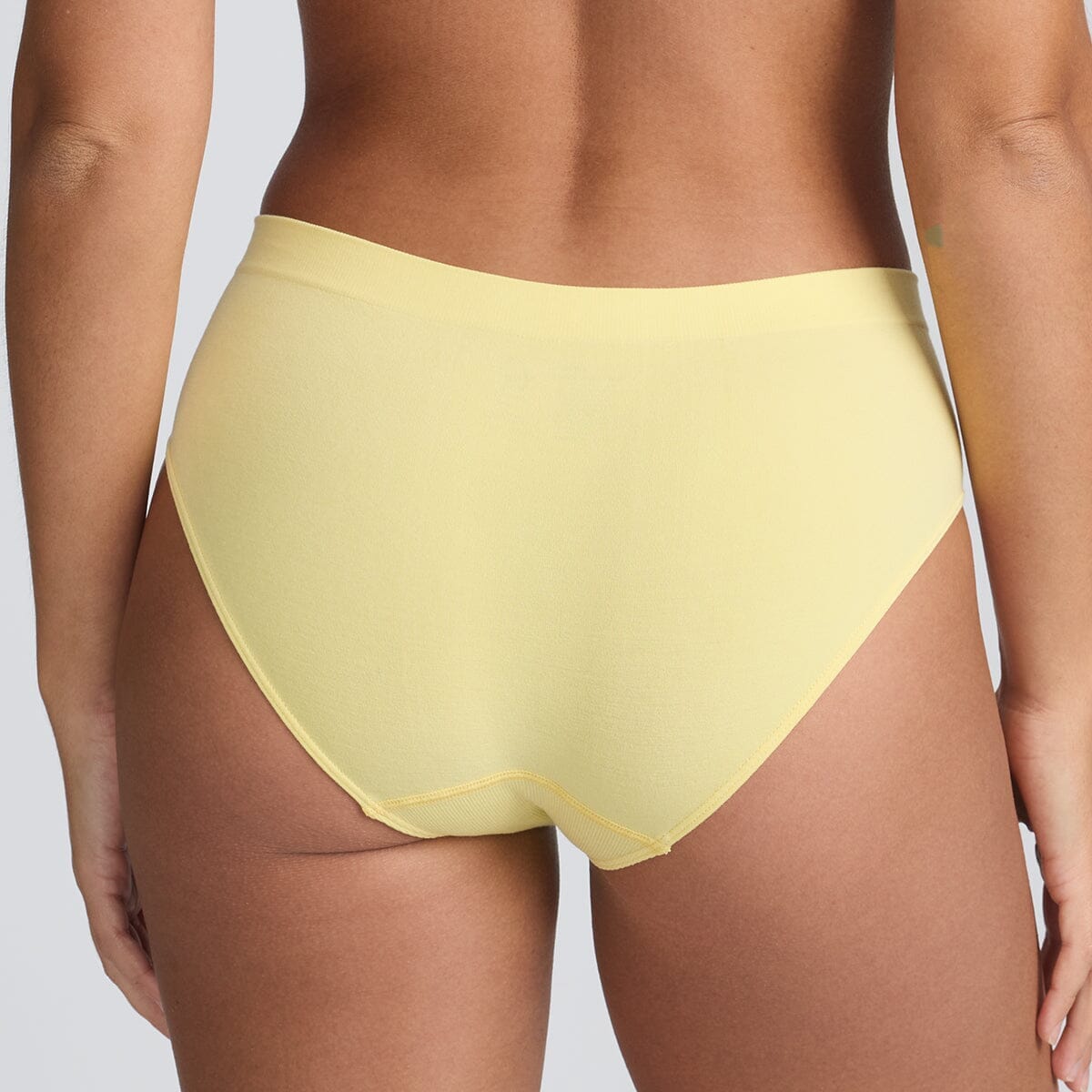 Yellow Seamless Bamboo Underwear - Model:Elke