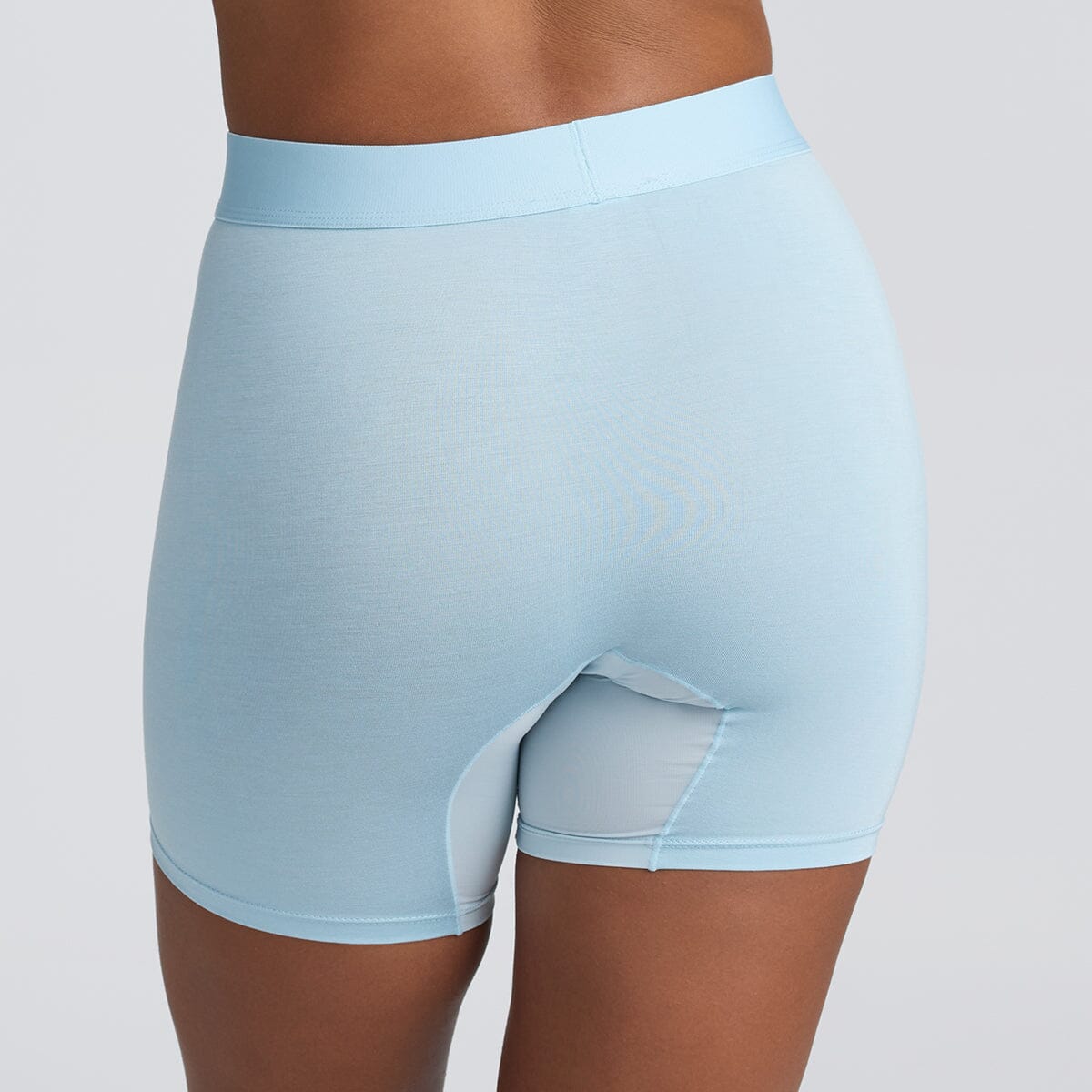 Women's Bamboo Underwear Body Short in Light Blue