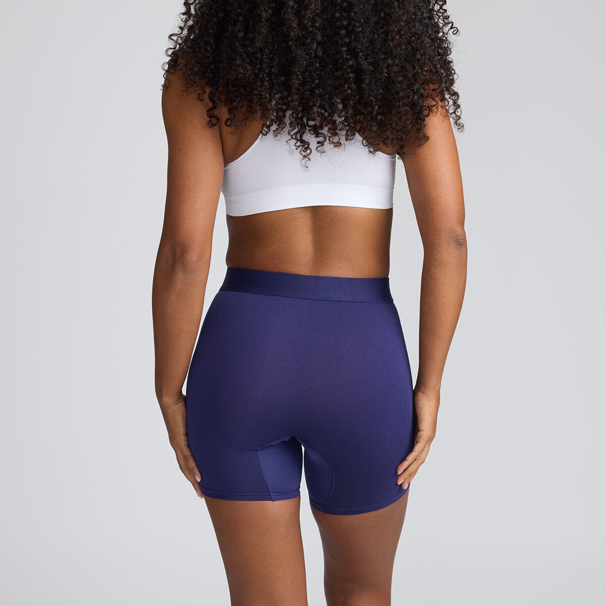 Women's Body Shorts - Midnight Blues - Bamboo Underwear