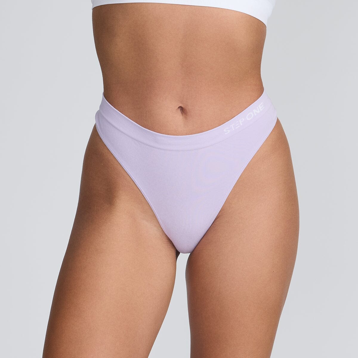 Purple Thong Bamboo Underwear Step One