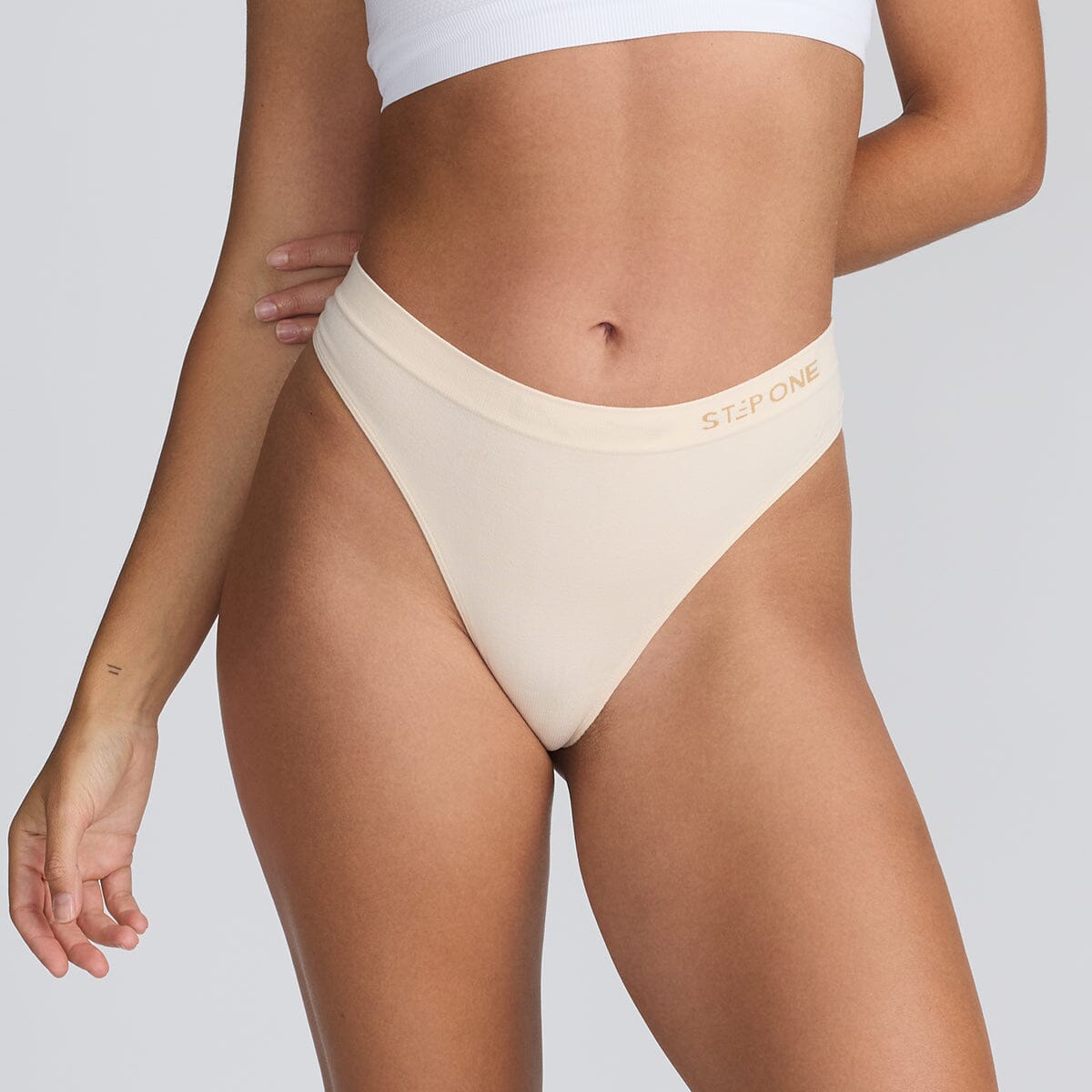 Women's SmoothFit Thong - Chic Champagne - Bamboo Underwear