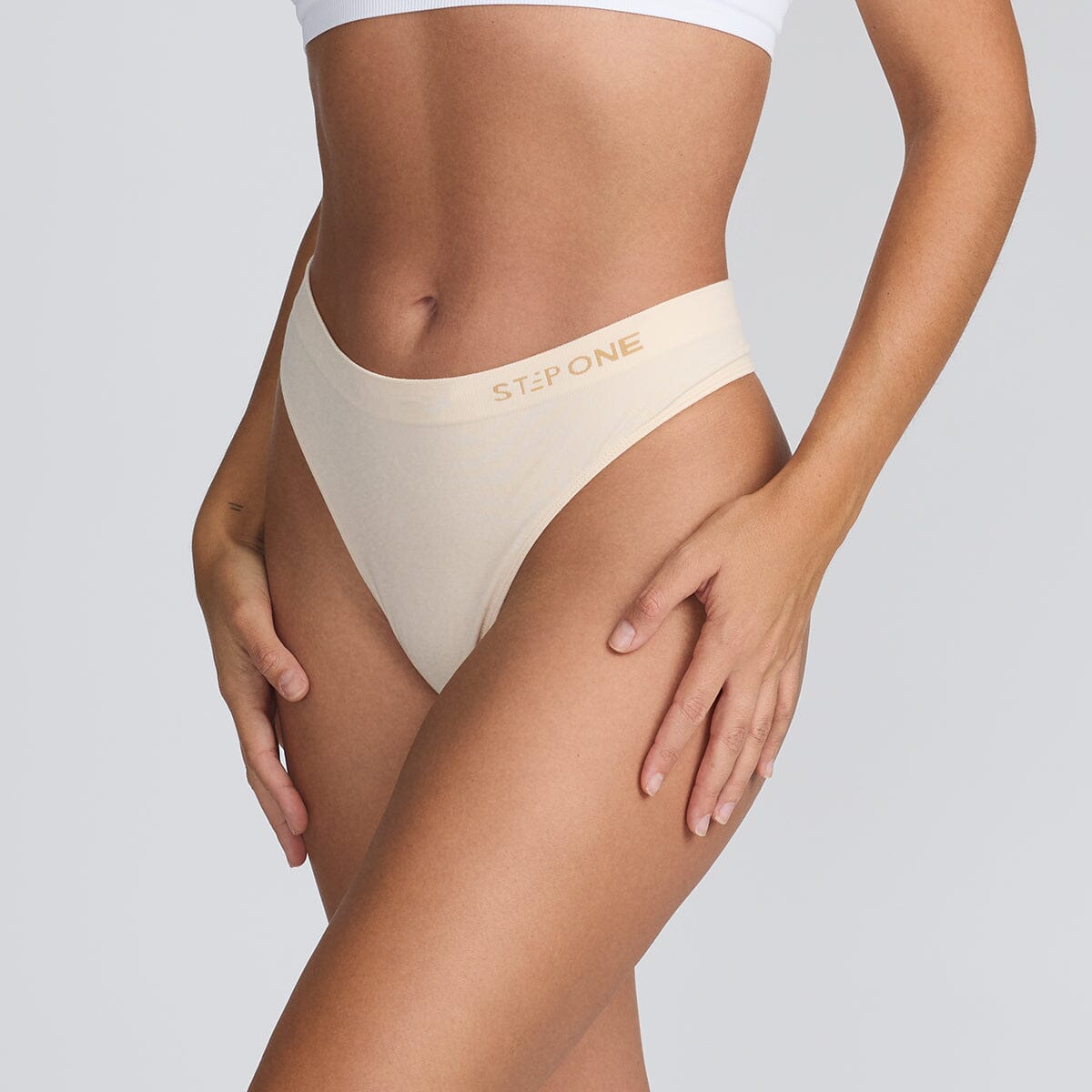 Women's SmoothFit Thong - Chic Champagne - Bamboo Underwear