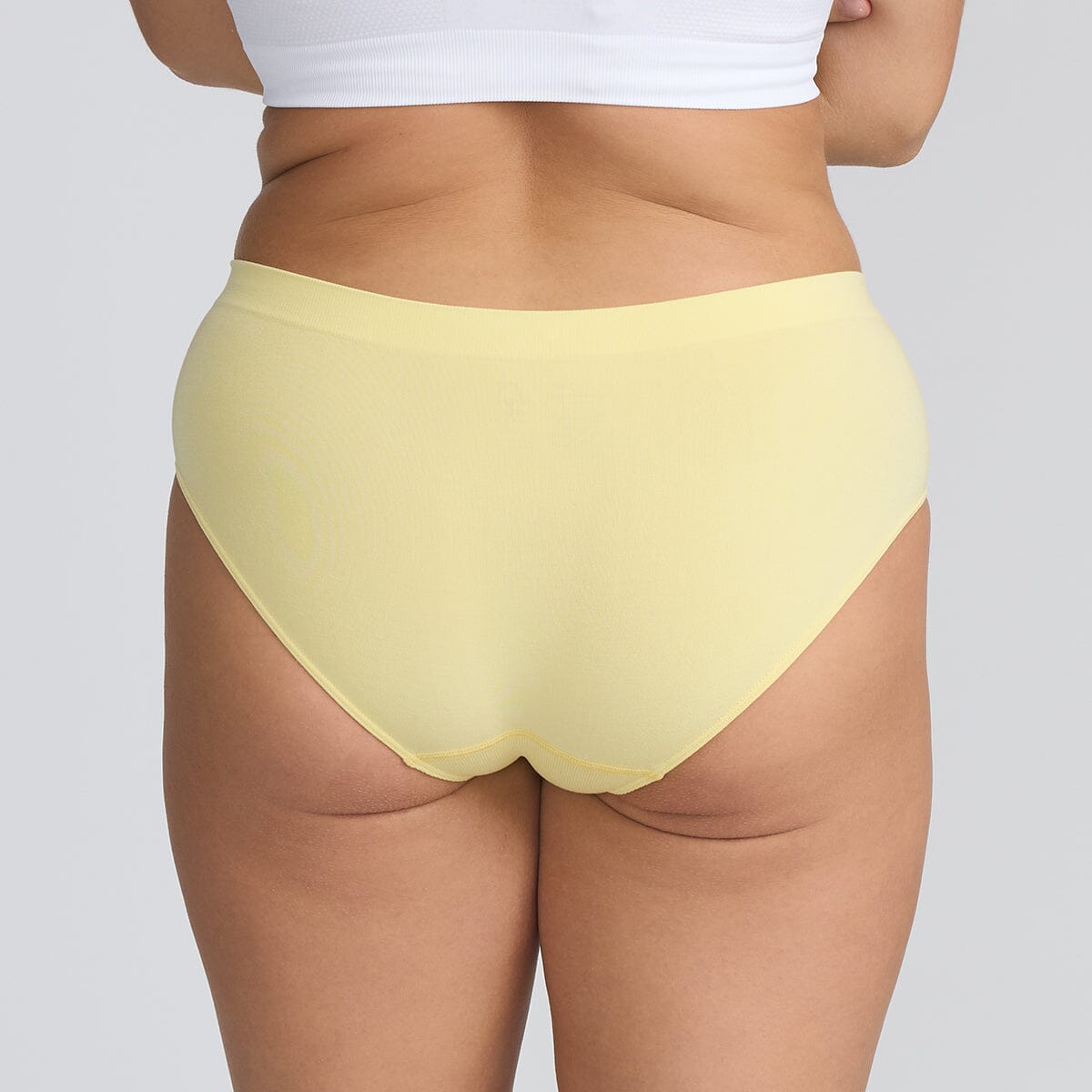 Yellow Seamless Bamboo Underwear - Model:Marie