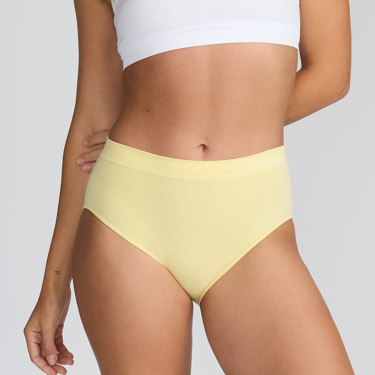 Yellow Full Brief Seamless Underwear