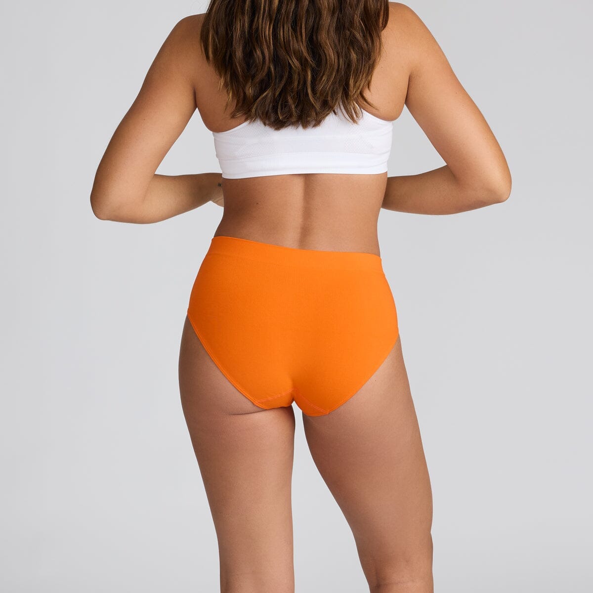 Women's SmoothFit Full Brief - Sunset Spritz - Bamboo Underwear - Model:Elke