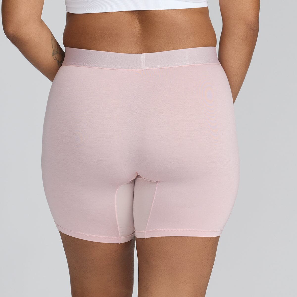 Women's Body Shorts - Blush - Bamboo Underwear