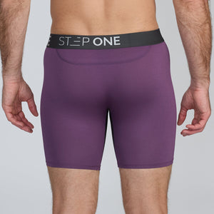 Purple Men's Underwear with Fly - Model:Skyler