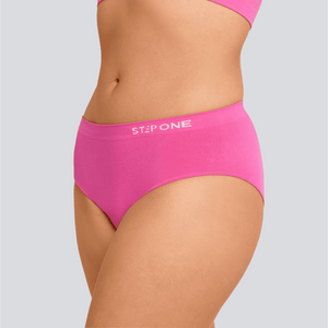 Women's SmoothFit Bikini Brief - Candy Pink - Bamboo Underwear