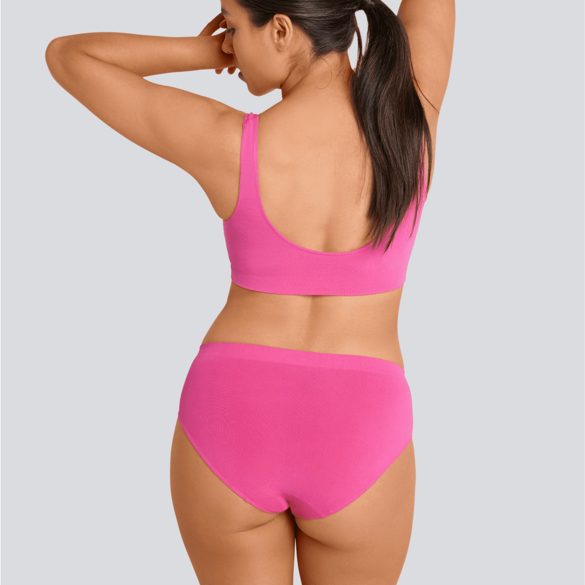 Women's SmoothFit Bikini Brief - Candy Pink - Bamboo Underwear