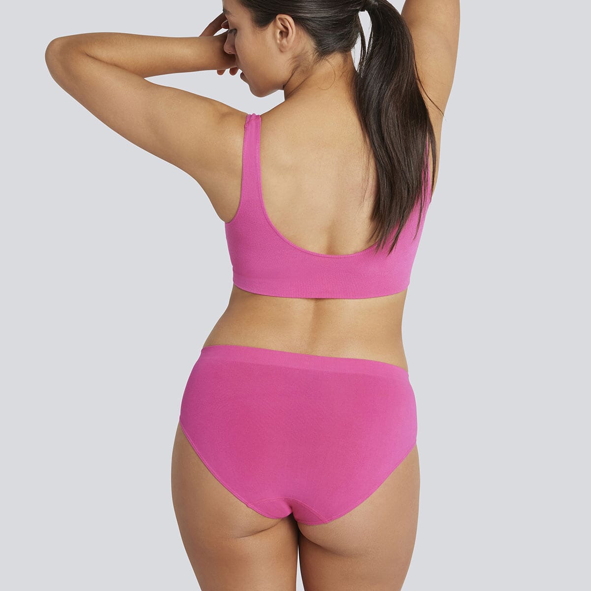 Women's SmoothFit Bikini Brief - Candy Pink - Bamboo Underwear