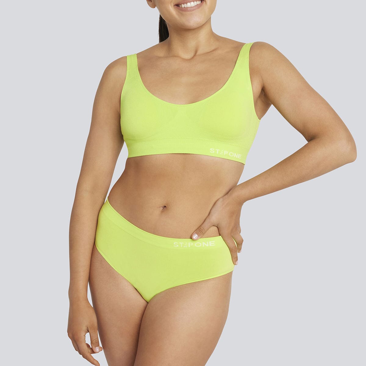 Women's SmoothFit Bikini Brief - Lime Spark - Bamboo Underwear