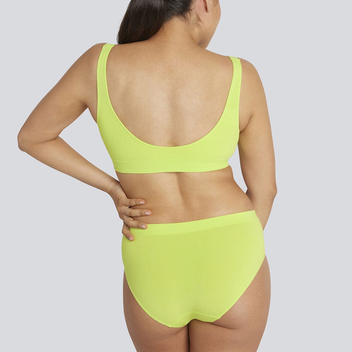 Women's SmoothFit Bikini Brief - Lime Spark - Bamboo Underwear