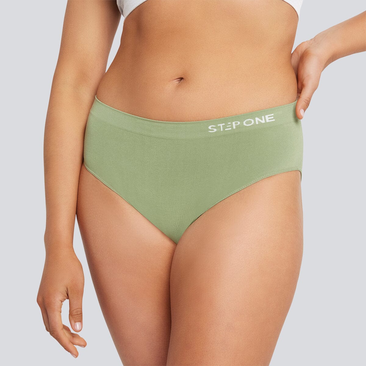 Women's SmoothFit Bikini Brief - Sage - Bamboo Underwear