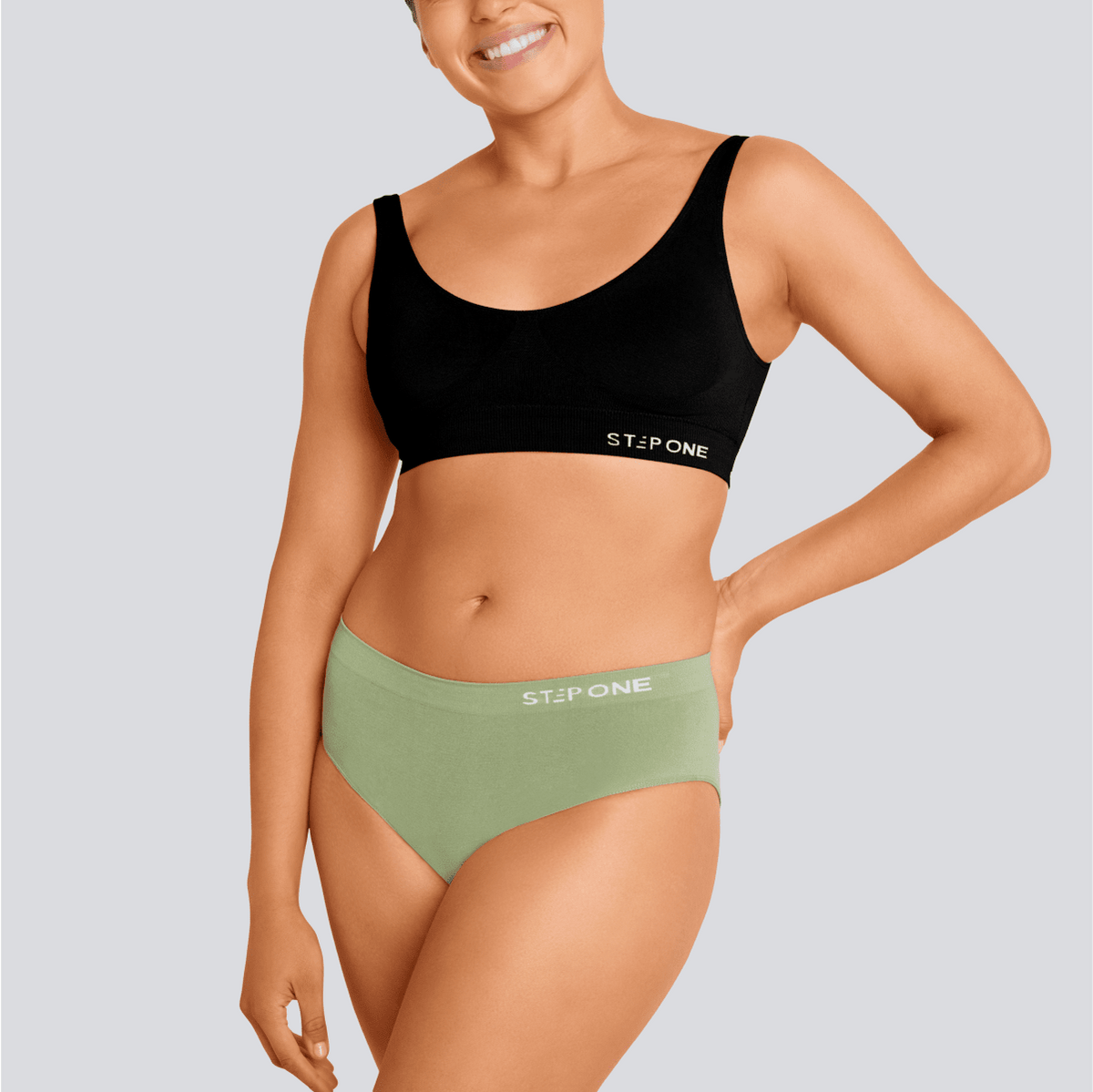 Women's SmoothFit Bikini Brief - Sage - Bamboo Underwear