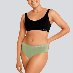 Women's SmoothFit Bikini Brief - Sage - Bamboo Underwear