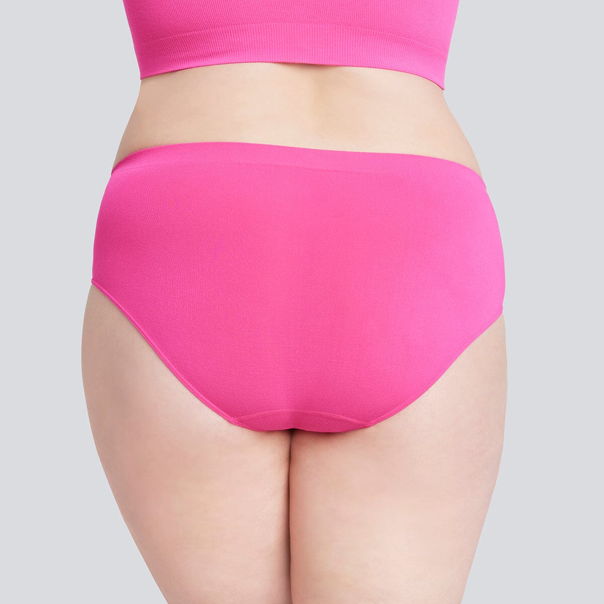 Women's SmoothFit Bikini Brief - Candy Pink - Bamboo Underwear