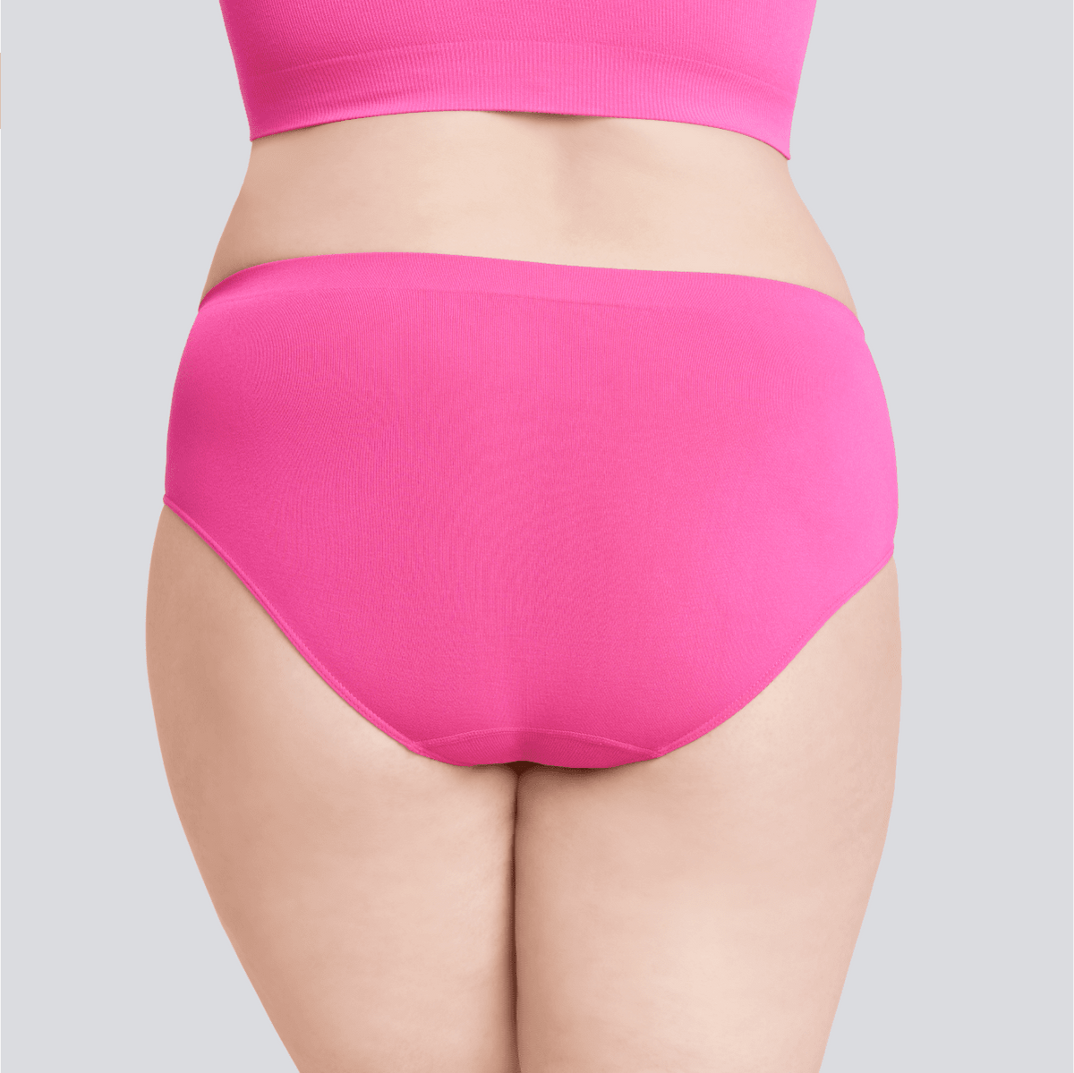 Women's SmoothFit Bikini Brief - Candy Pink - Bamboo Underwear