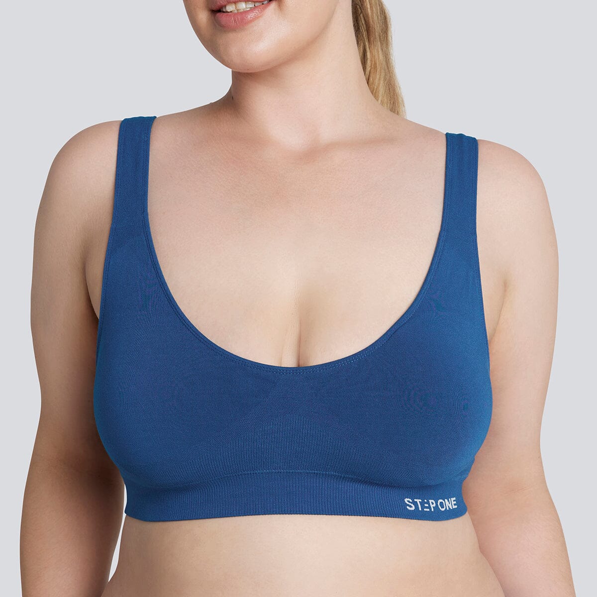 Women's SmoothFit Padded Bra - Marina - Bamboo Underwear