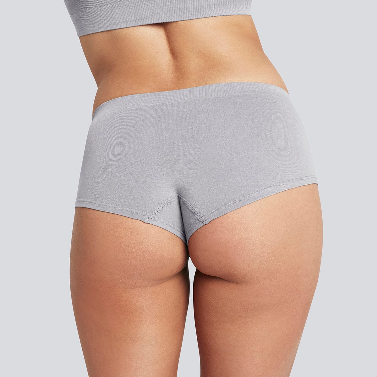 Women's SmoothFit Boyleg - Grey - Bamboo Underwear