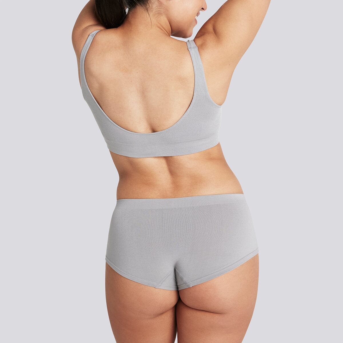 Women's SmoothFit Boyleg - Grey - Bamboo Underwear