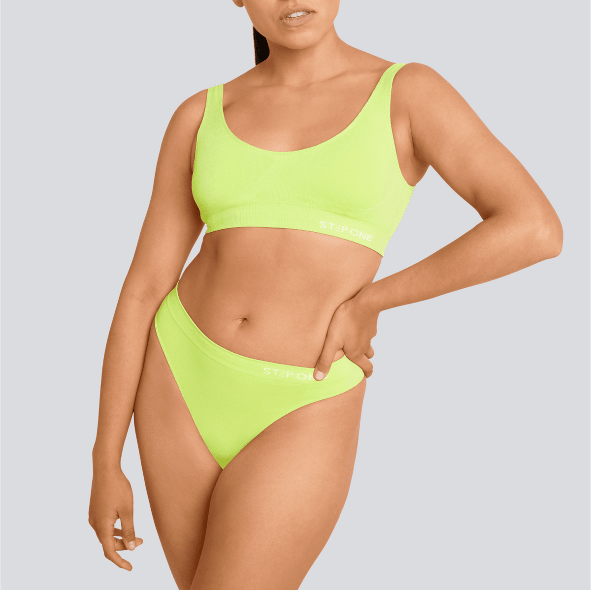 Women's SmoothFit Thong - Lime Spark - Bamboo Underwear