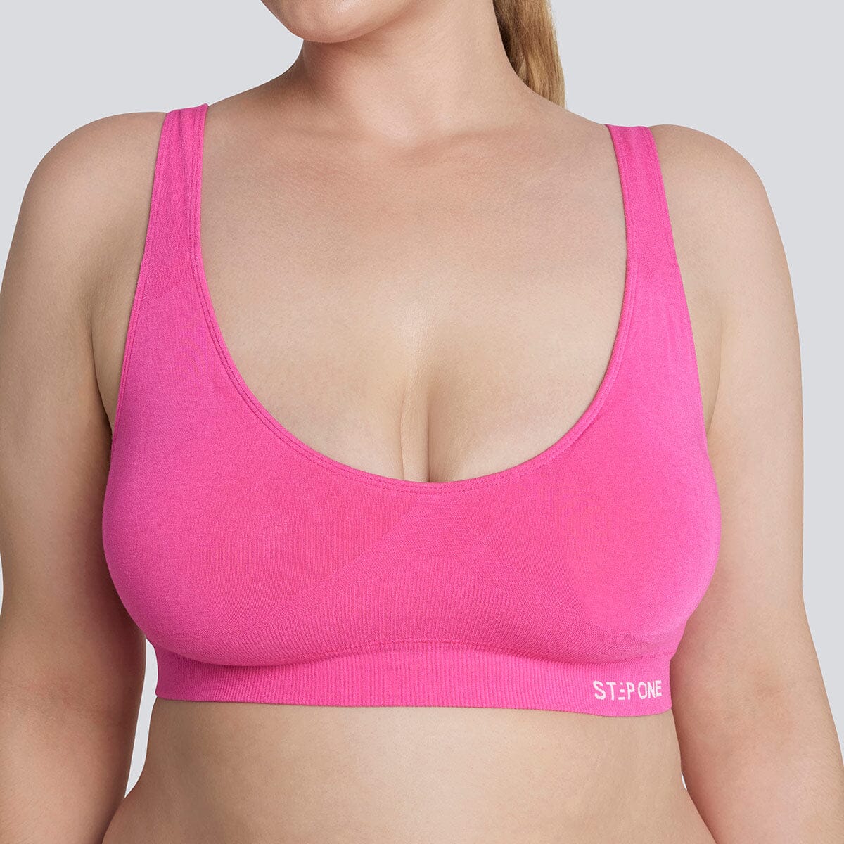 Women's SmoothFit Padded Bra - Candy Pink - Bamboo Underwear