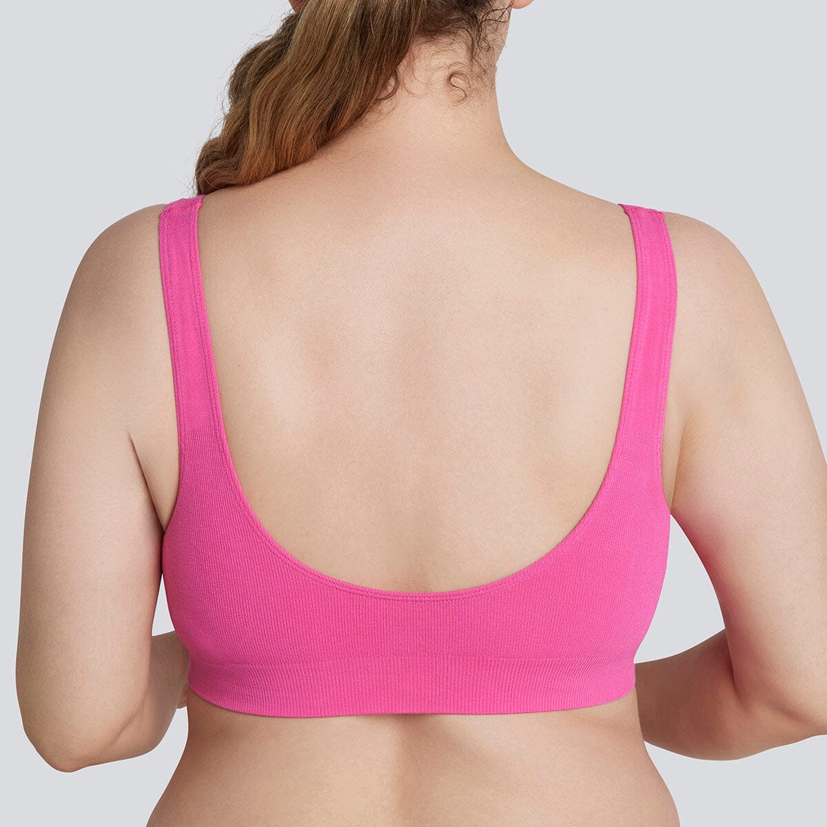 Women's SmoothFit Padded Bra - Candy Pink - Bamboo Underwear