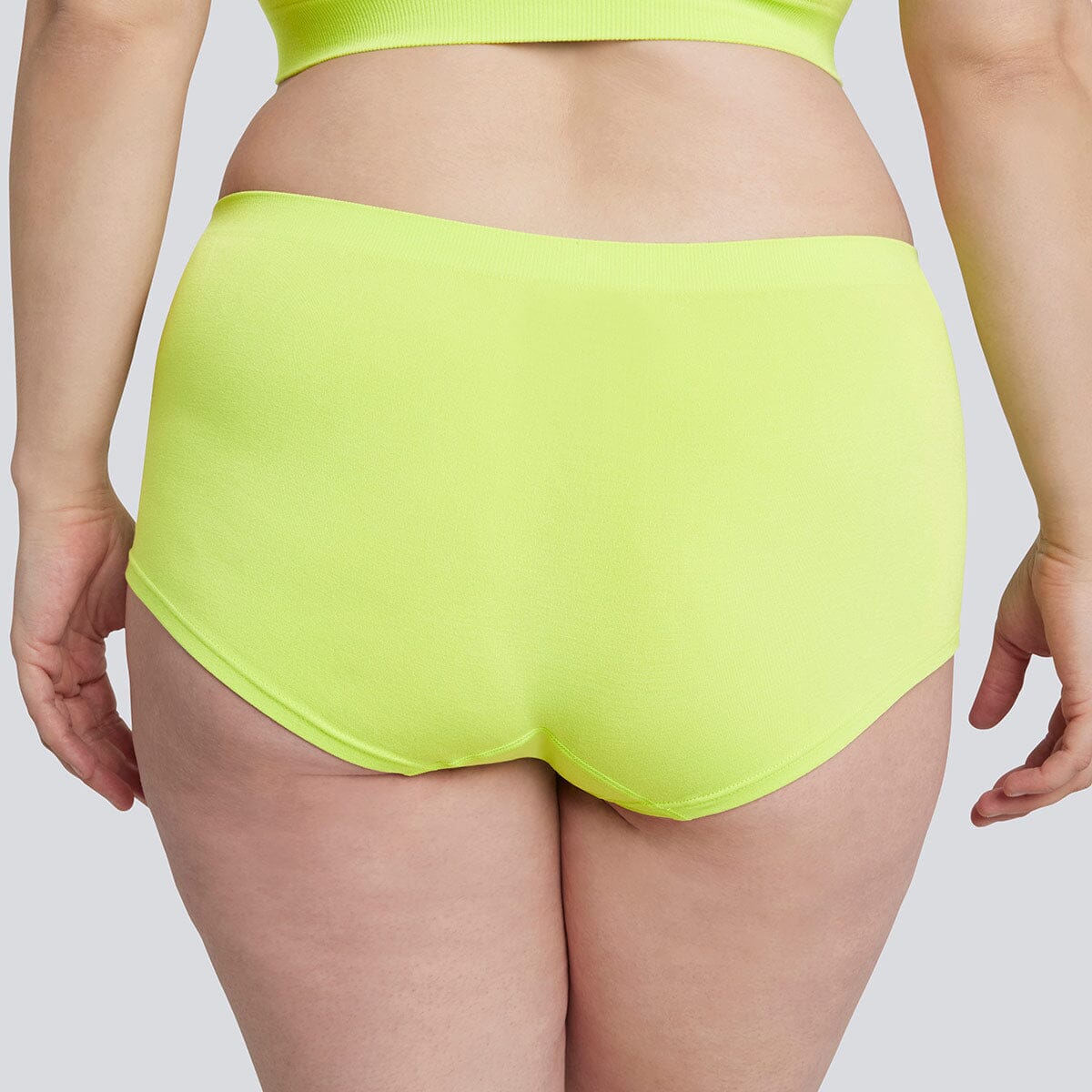 Women's SmoothFit Boyleg - Lime Spark - Bamboo Underwear