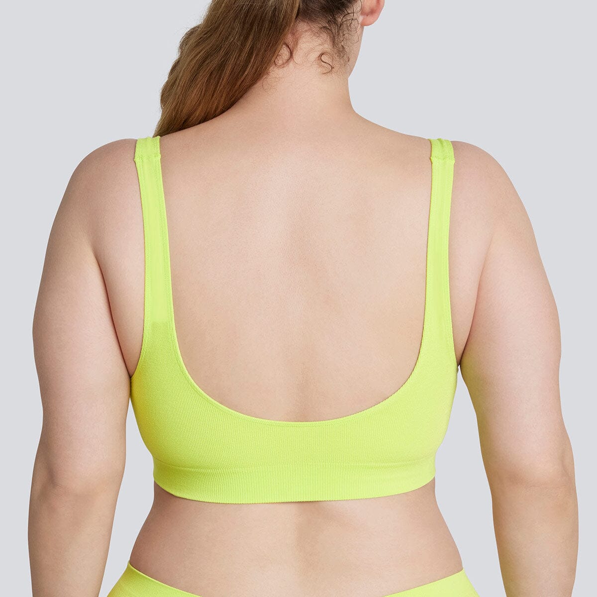 Women's SmoothFit Padded Bra - Lime Spark - Bamboo Underwear