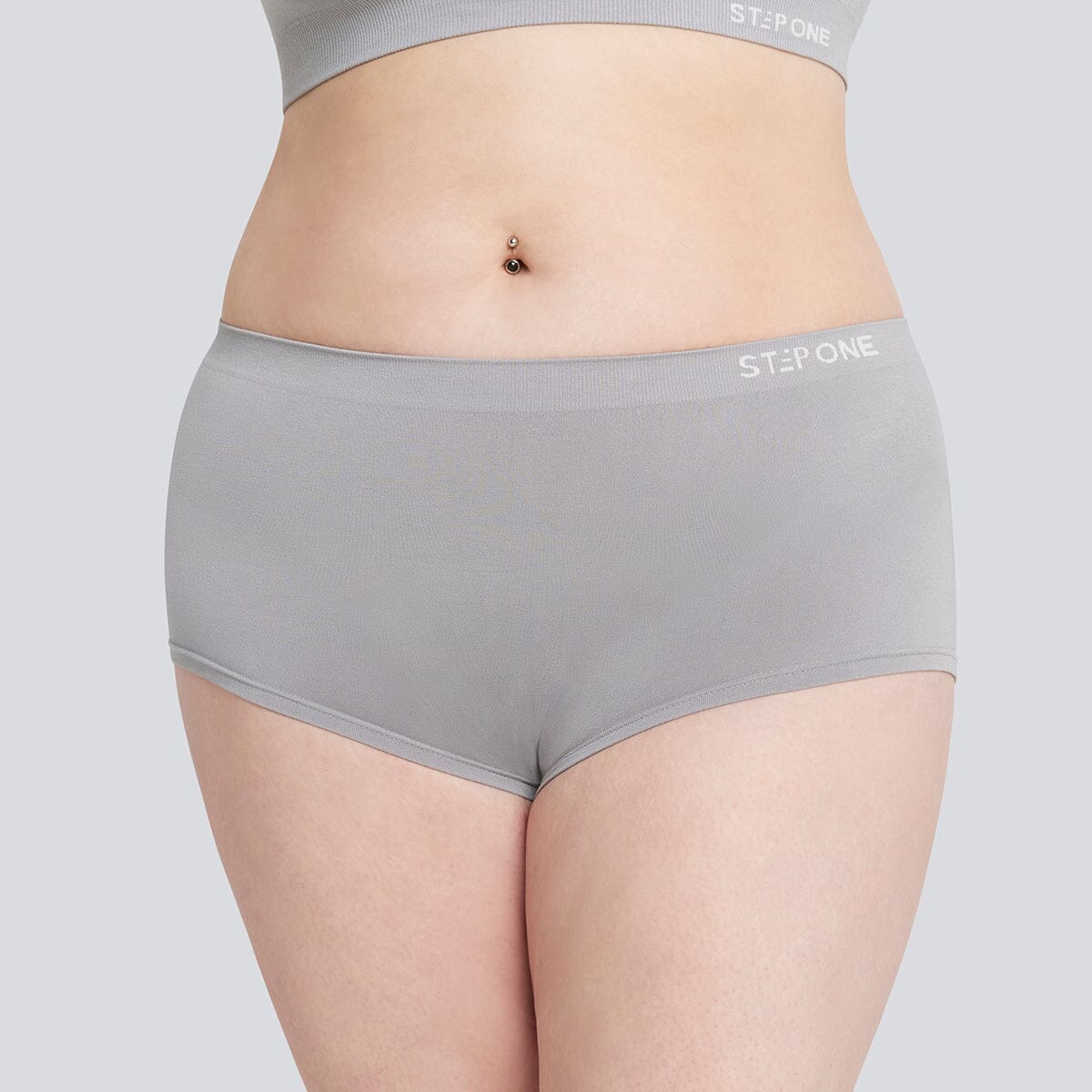 Women's SmoothFit Boyleg - Grey - Bamboo Underwear