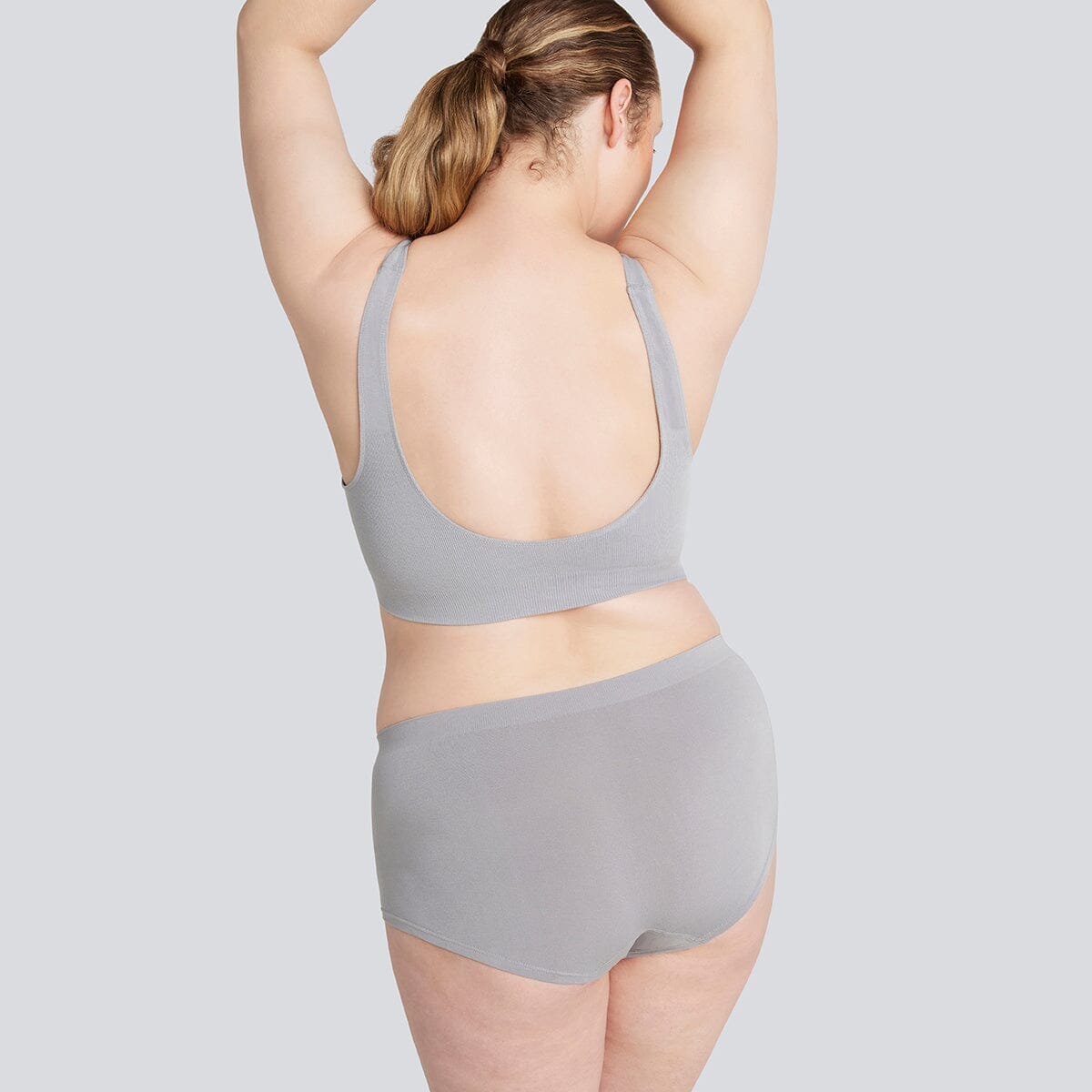 Women's SmoothFit Boyleg - Grey - Bamboo Underwear